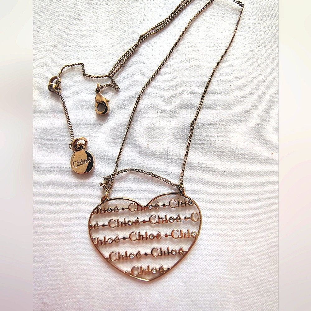 Chloe Gold + Crystal Necklace